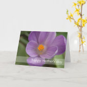 Carte Crocus PICT5930 (Fleur jaune)