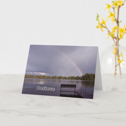 Carte Croire (Fleur jaune)