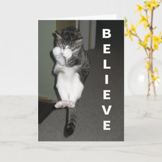 Carte Croire (Fleur jaune)