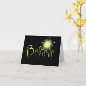 Carte Croire (Fleur jaune)
