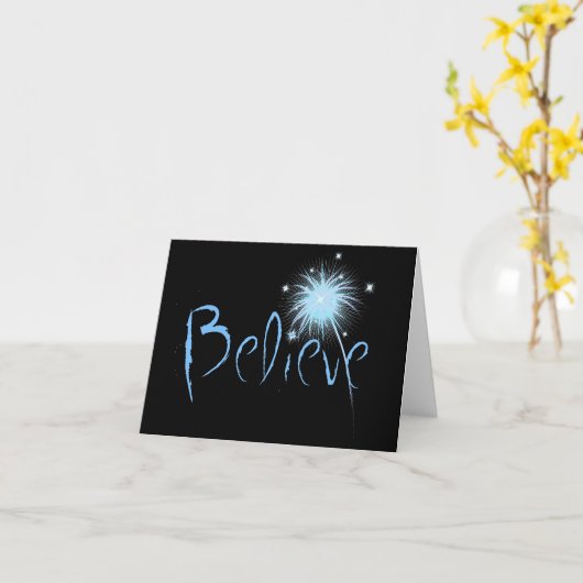 Carte Croire (Fleur jaune)