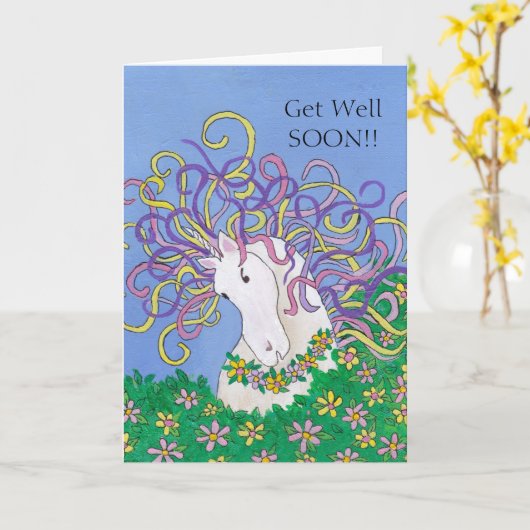 Carte Croire, Guérir (Fleur jaune)