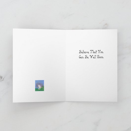 Carte Croire, Remettez-vous (Intérieur)