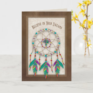 Carte Croire/Rêves, American Indian Dream Catcher