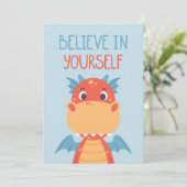 Carte Crois En Toi-Même Dragon (Debout devant)
