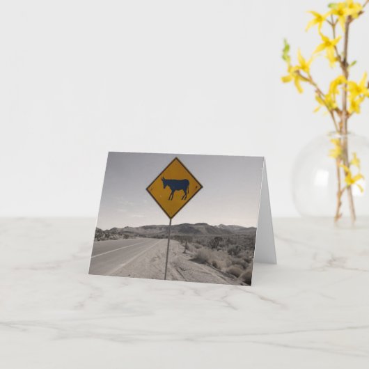 Carte Croisement d'âne (Fleur jaune)