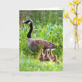 Carte Croisement d'oies (Fleur jaune)