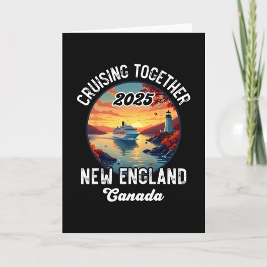 Carte Croisière Canada Nouvelle-Angleterre (Devant)