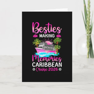Carte Croisière Caraïbes 2026 Meilleures Amies Souvenirs