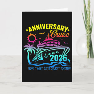 Carte Croisière d'anniversaire 2026 Créer des souvenirs