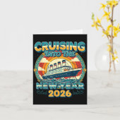 Carte Croisière dans la célébration du Nouvel An 2026 en (Fleur jaune)