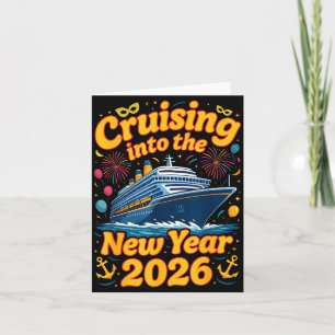 Carte Croisière dans la nouvelle année 2026 Équipe de l'