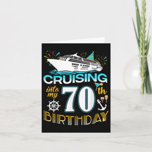 Carte Croisière Dans Mon 70E Anniversaire Équipement 70e
