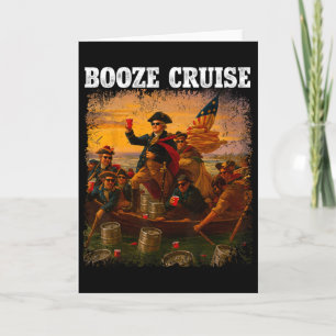 Carte Croisière de George Washington Booze Tasses rouges