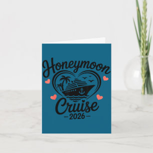 Carte Croisière de lune de miel 2026 couples assortis