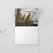 Carte Croisière de Noël des chats du Bengale : Pawsome H (Intérieur)