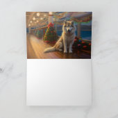 Carte Croisière de Noël Malamute en Alaska : Pawsome Hol (Intérieur)