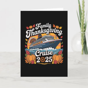 Carte Croisière de Thanksgiving en famille 2025 Navire d