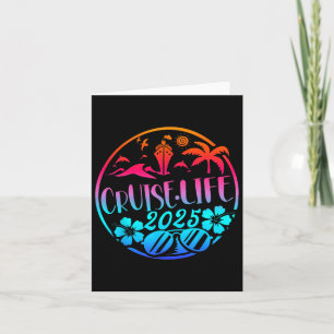Carte Croisière de vie 2025 Vacances familiales T-shirt