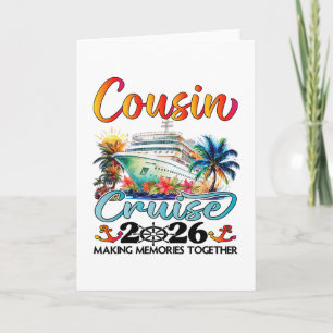 Carte Croisière des Cousins 2026 Voyage de Vacances des