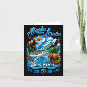 Carte Croisière drôle en Alaska faisant des souvenirs en