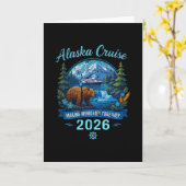 Carte Croisière en Alaska 2026 Créer des souvenirs ensem (Fleur jaune)