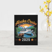 Carte Croisière en Alaska Création de souvenirs 2025 Vac (Fleur jaune)