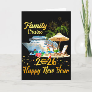 Carte Croisière en famille 2026 Bonne Année