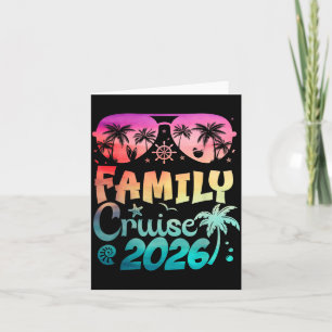 Carte Croisière en famille 2026 Vacances d'été assorties