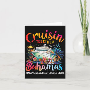 Carte Croisière Ensemble Bahamas 2025 Chemise Famille Cr