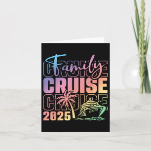 Carte Croisière familiale 2025 Vacances d'été en famille