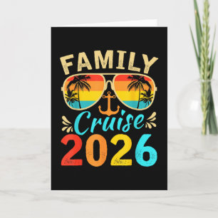 Carte Croisière familiale 2026 Souvenirs Voyage d'été Ba