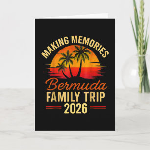 Carte Croisière familiale aux Bermudes Vacances estivale