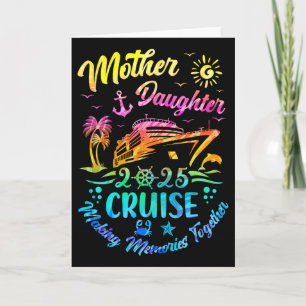 Carte Croisière mère fille 2025 Maman fille drôle