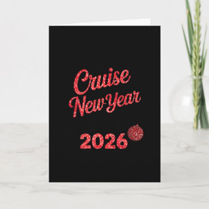 Carte Croisière pour le Nouvel An 2026, tenue assortie p