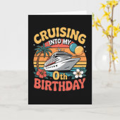Carte Croisière Pour Mon 0e Anniversaire (Fleur jaune)
