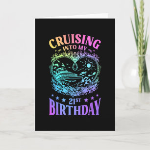 Carte Croisière pour mon 21e anniversaire de croisière