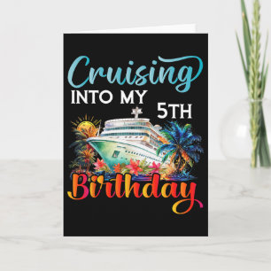 Carte Croisière pour mon 5ème anniversaire de croisière