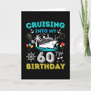Carte Croisière pour mon 60e anniversaire Croisière 60 a