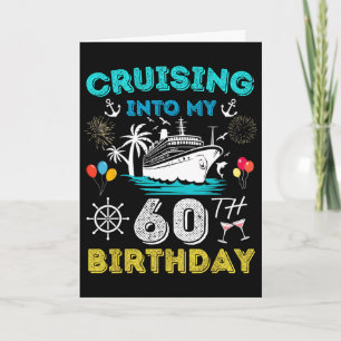 Carte Croisière pour mon 60e anniversaire Croisière 60 a