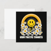 Carte Croissance des pensées positives - Inspirationnel (Devant / Derrière)