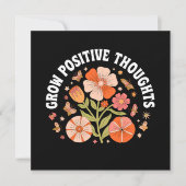 Carte Croissance des pensées positives - Inspirationnel (Devant)