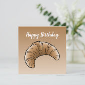 Carte Croissant au beurre français (Debout devant)