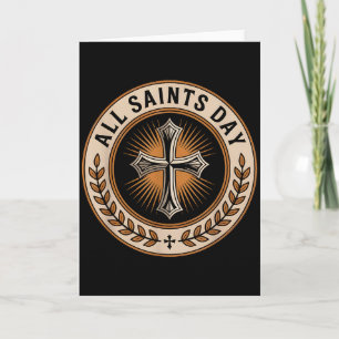 Carte Croix catholique chrétienne Esprit saint Novembre