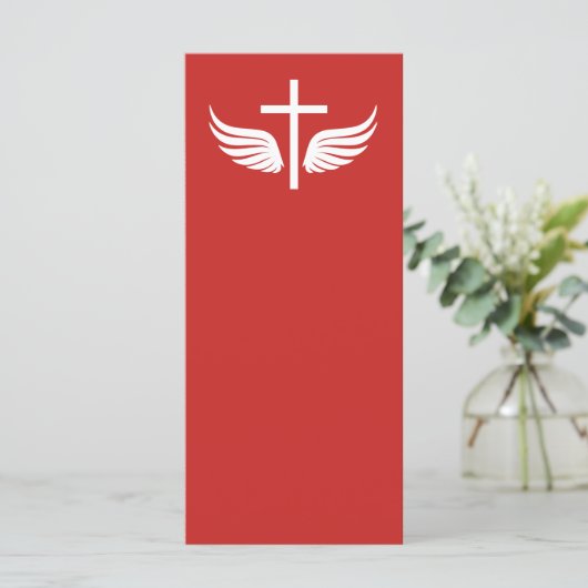 Carte Croix chrétienne (Debout devant)