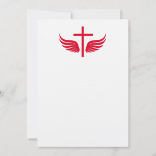 Carte croix chrétienne