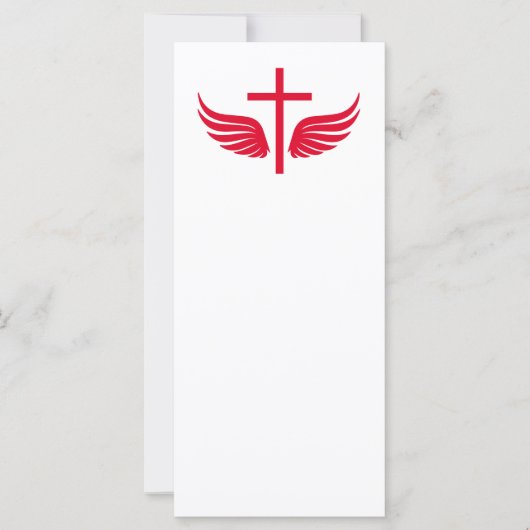 Carte Croix chrétienne (Devant)