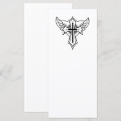 Carte Croix chrétienne (Devant / Derrière)