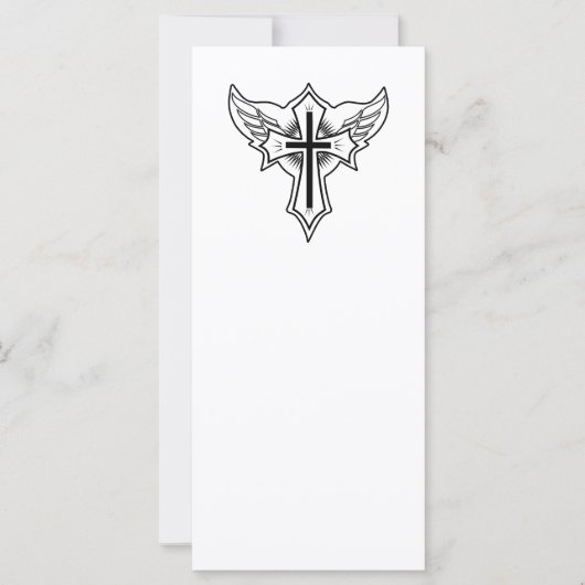 Carte Croix chrétienne (Devant)