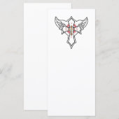 Carte Croix chrétienne (Devant / Derrière)